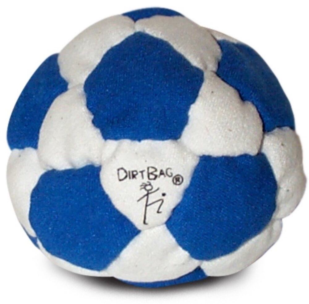 🔥World Footbag Dirtbag 32 Hacky Sack WHITE/BLUE BNWT🔥